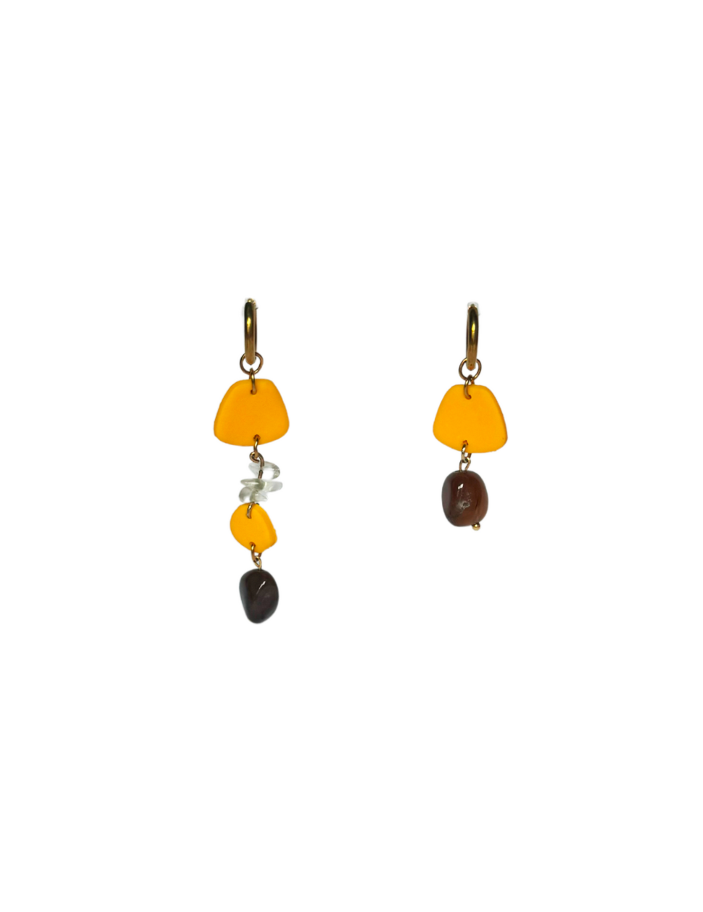 Pendientes Asymmetric Amarillo