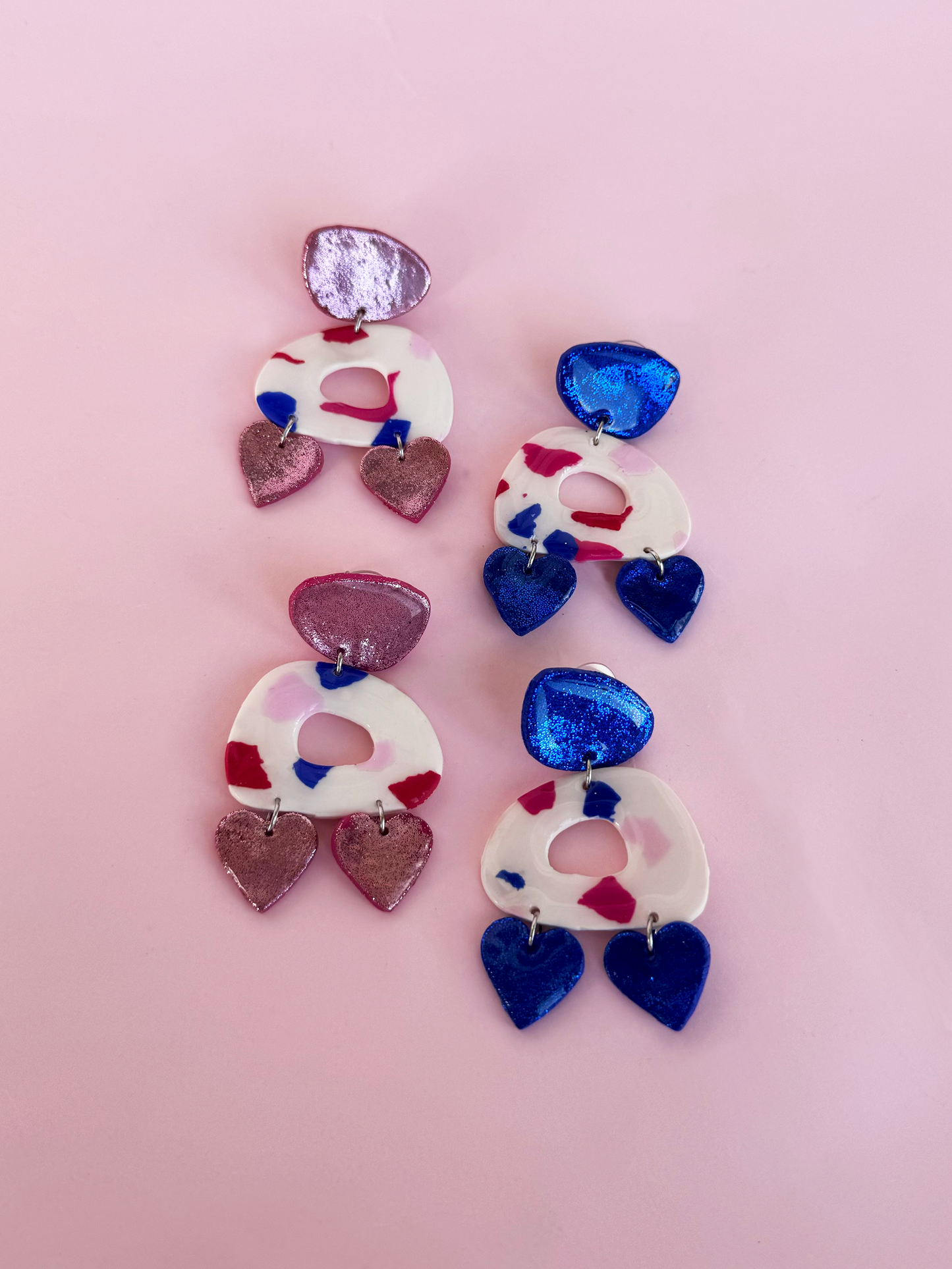 Pendientes Hera azul