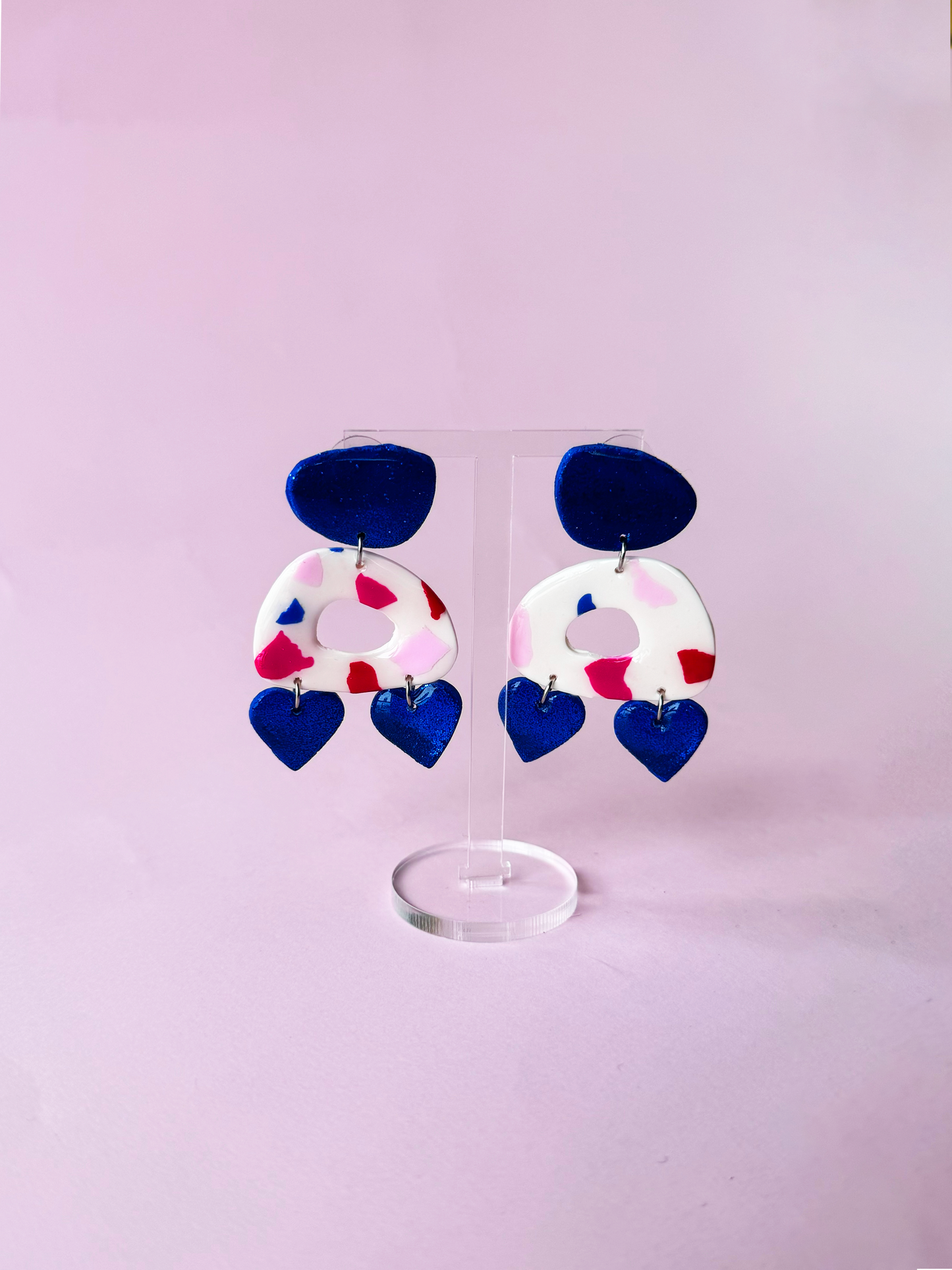 Pendientes Hera azul