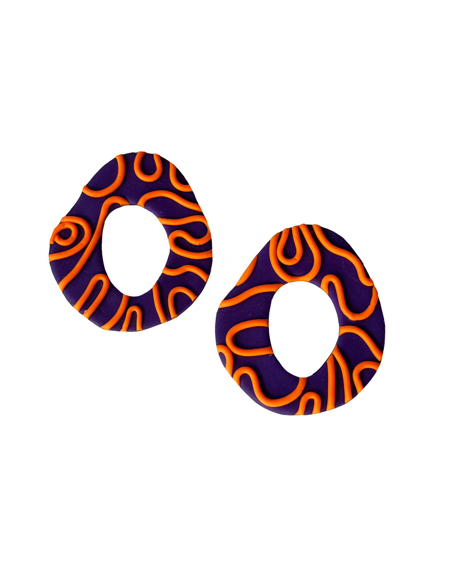 Pendientes Buenos Aires Morado