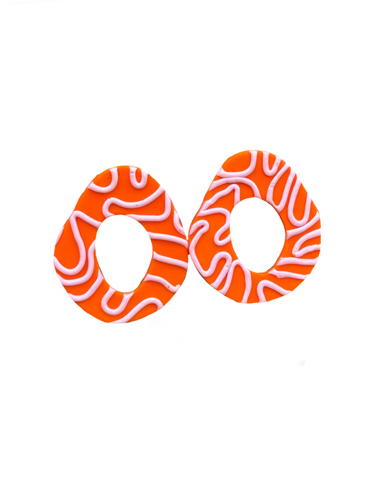 Pendientes Buenos Aires Naranja